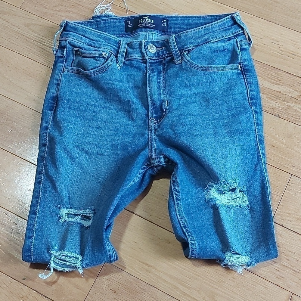 Hollister jeans rip jeans size 25